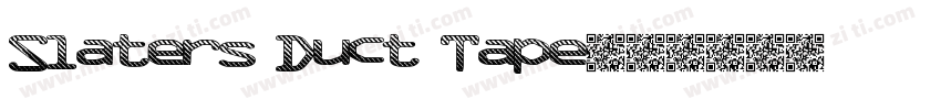 Slaters Duct Tape字体转换